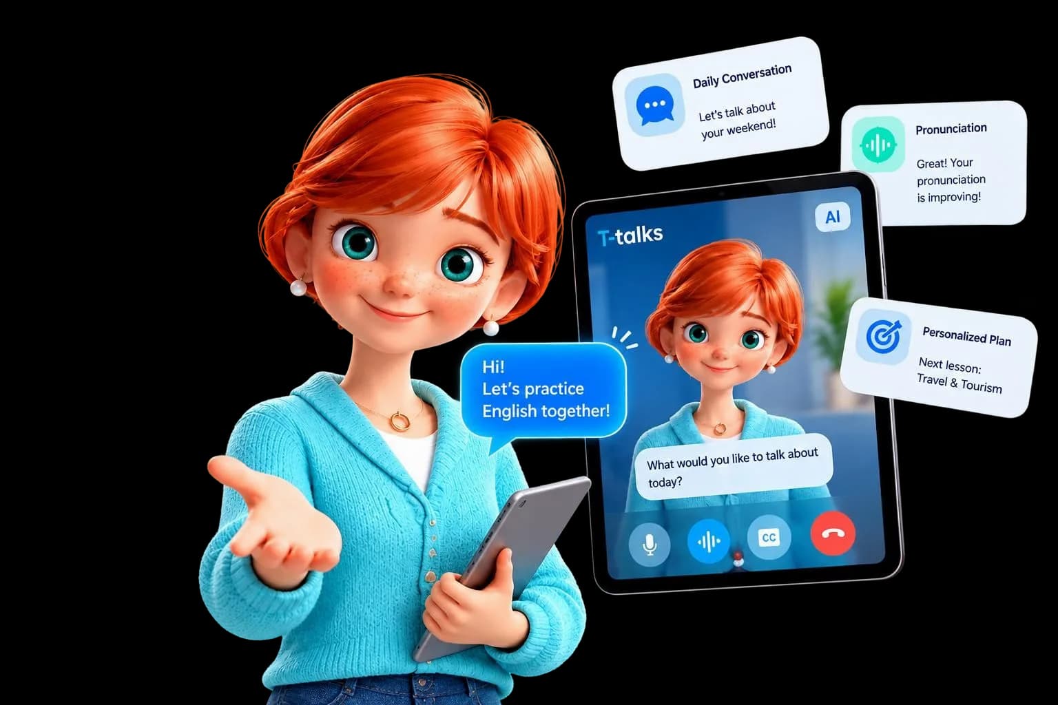 AI học tiếng Anh cho doanh nghiệp